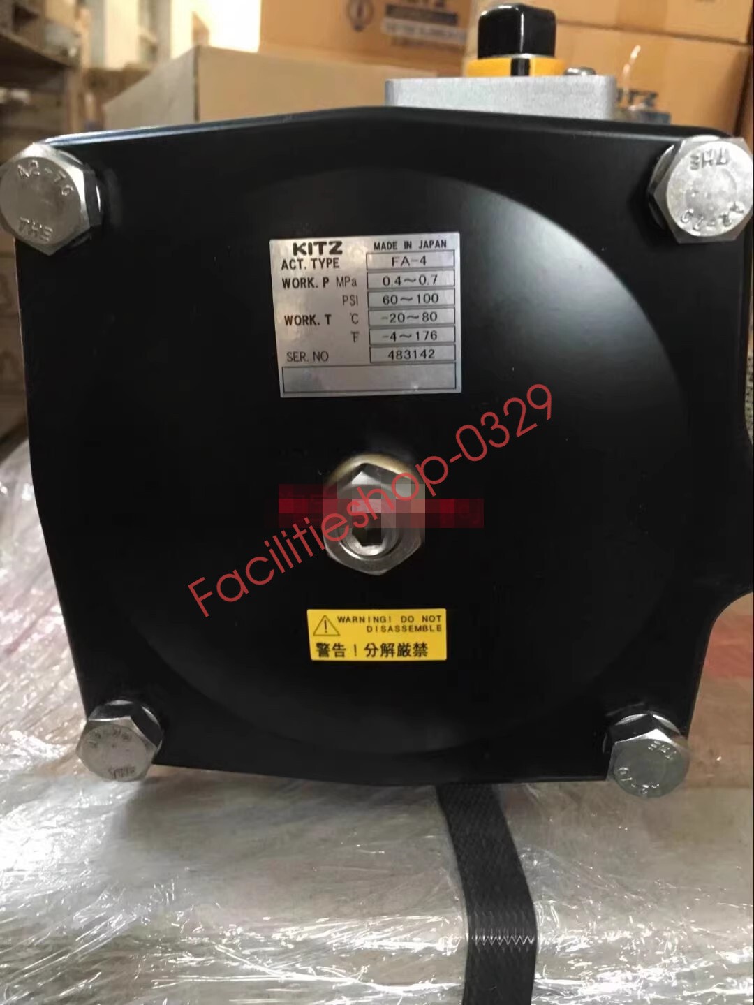 1pcs Kitz FA-4 Pneumatic Actuators Kitz Pneumatic Ball Valve Actuator DHL/FedEx