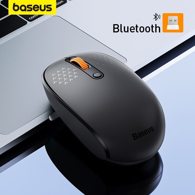Baseus F01B Mouse Wireless Bluetooth5.0 Mouse 1600 DPI Silent Click For MacBook