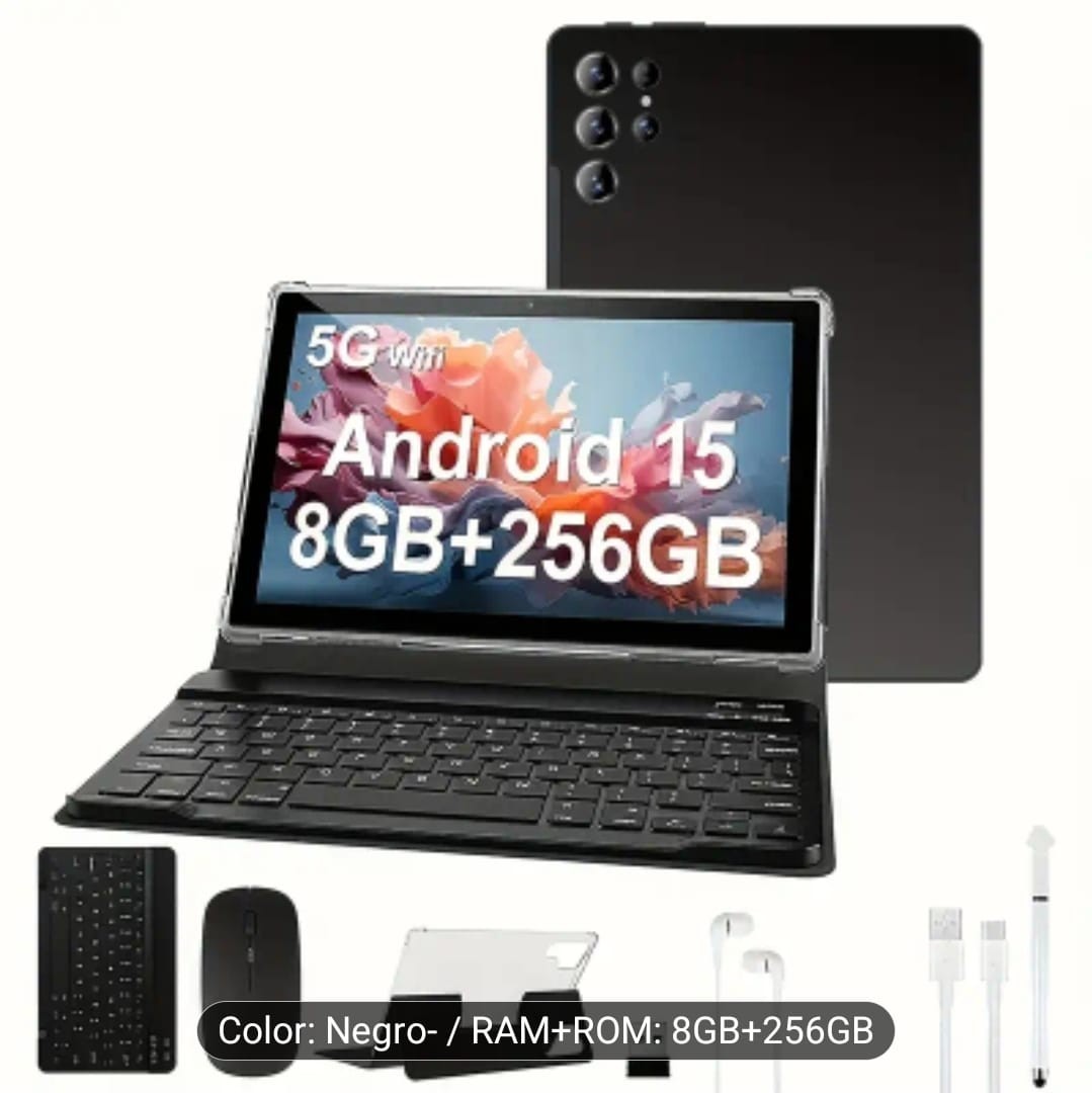 X9+ Tablet Laptop Android 15.0  OS  2 In 1   10.1 Inch 8GB RAM 256GB ROM 5G WiFi