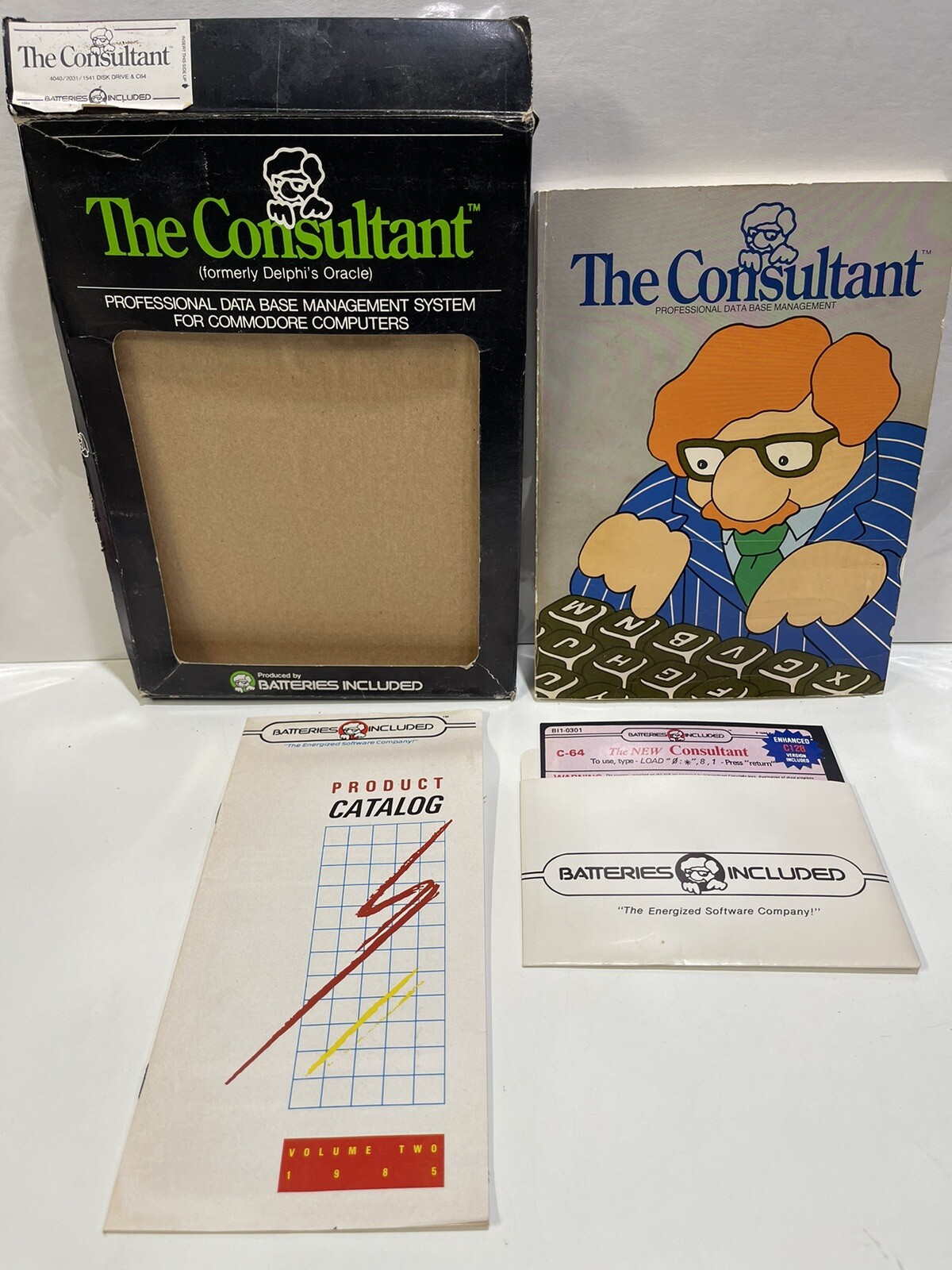 The Consultant Database Data Base Management program for Commodore 64
