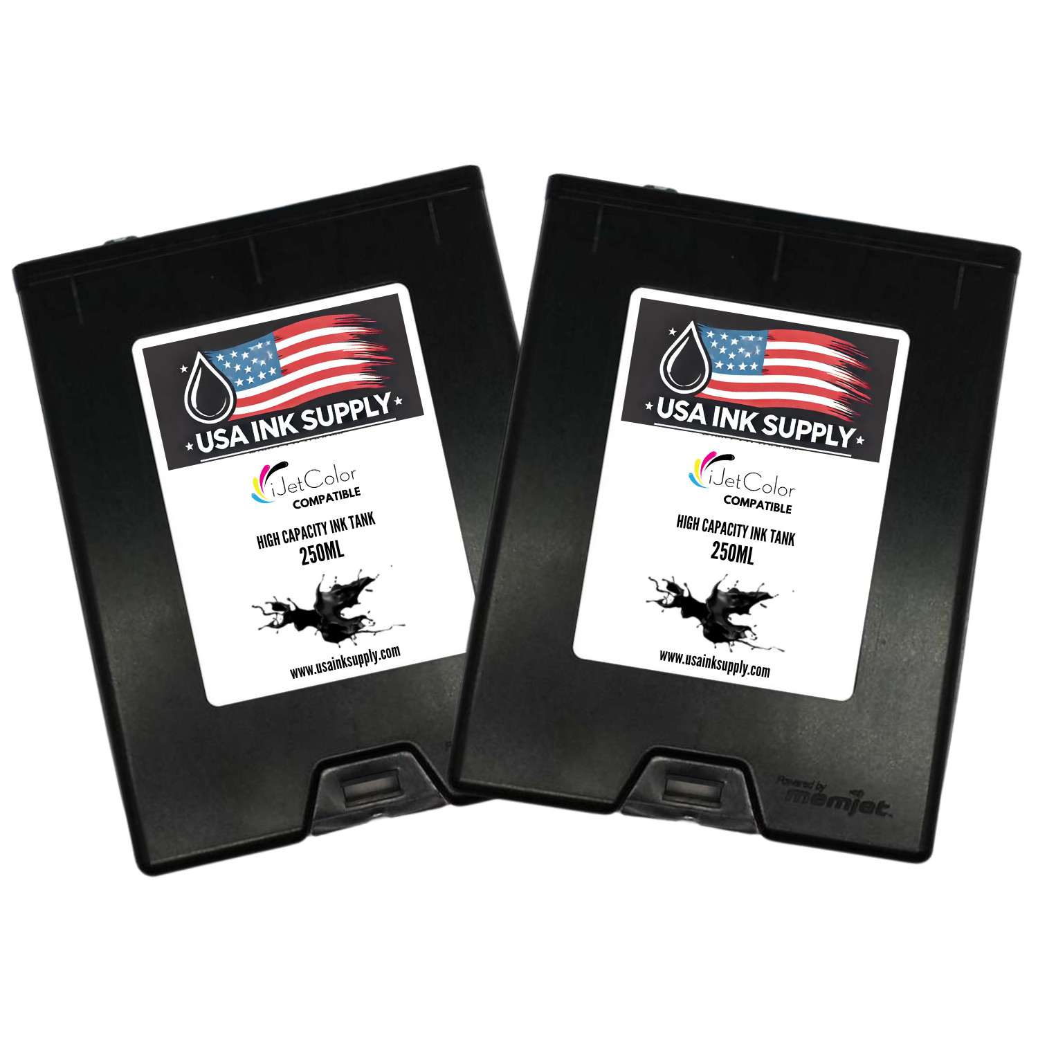 iJetColor by Printware Compatible MemJet Ink Tank 2-Pack (KK) - High Capacity