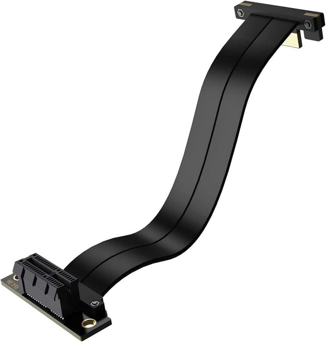 PCIe X1 4.0 Riser CablePCI-Express 1X Male to Female Extension Cable PCI-e Ex...