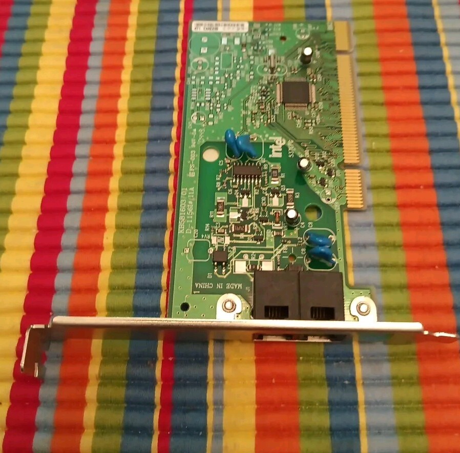 Intel Model 537EPG 56K V.92 Internal Modem PCI Card Data/Fax
