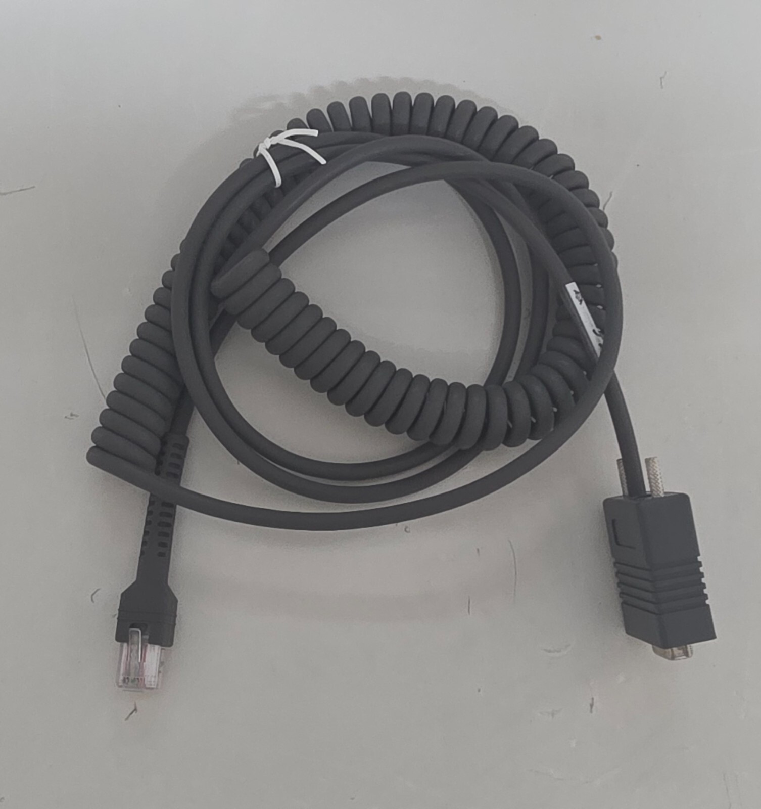 Zebra CBA-R03-C12PAR Coiled Cable - DB-9 Female Serial - 12ft