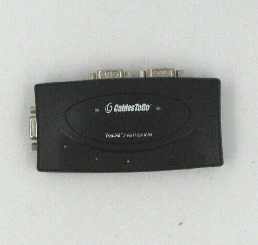 USB 2-Port VGA/KVM Switch C2G #35554 CablesToGo TruLink