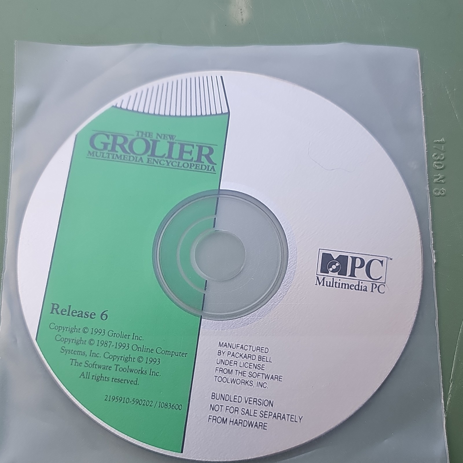 Grolier New Multimedia Encyclopedia Release 6 PC CD-ROM English Standard