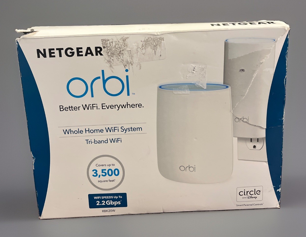 NETGEAR Orbi RBK20W  Tri-Band WiFi Whole Home System