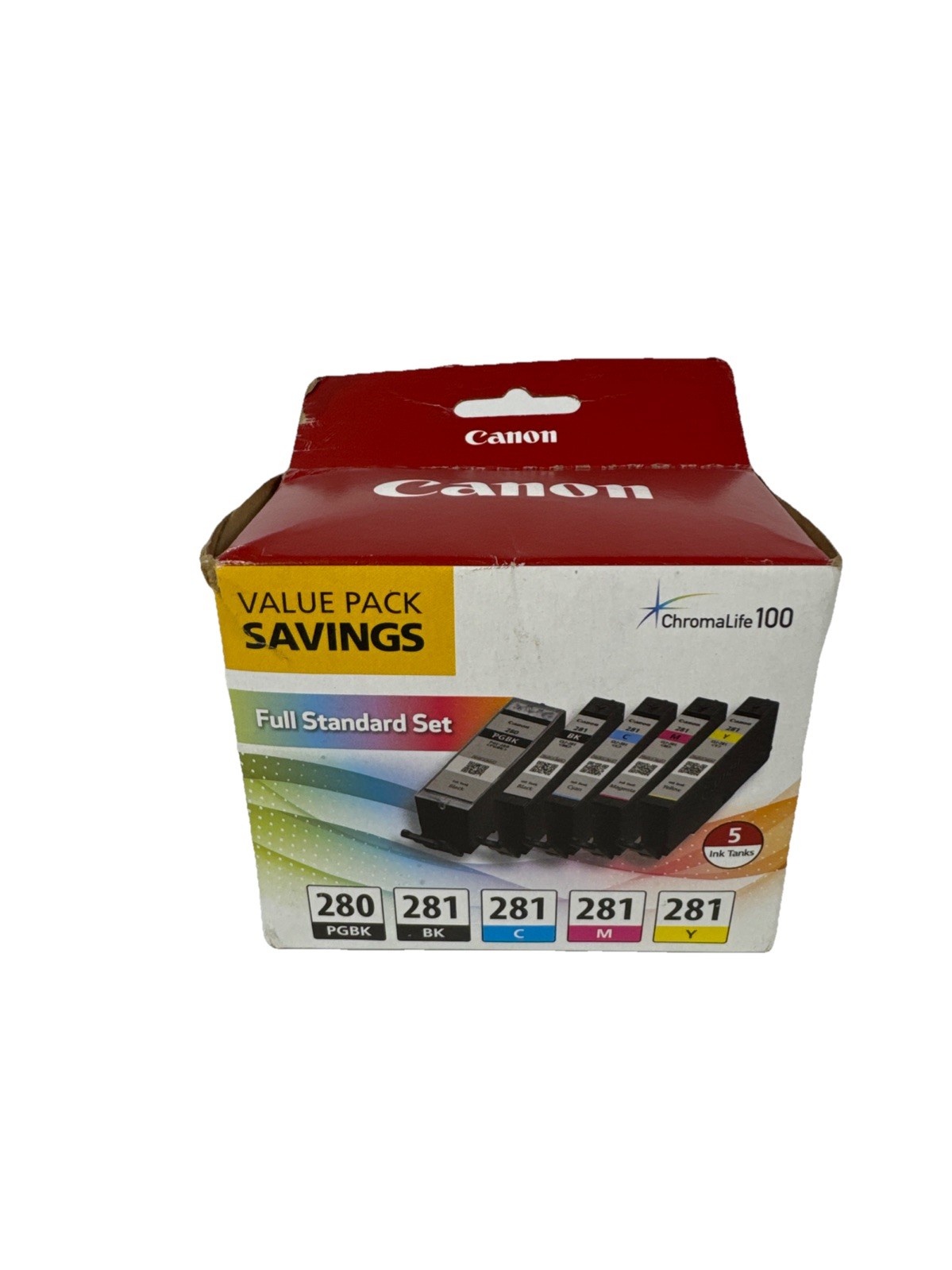 Canon Chromalife100 Value Pack Full Standard Set Color Ink Cartridges New Sealed