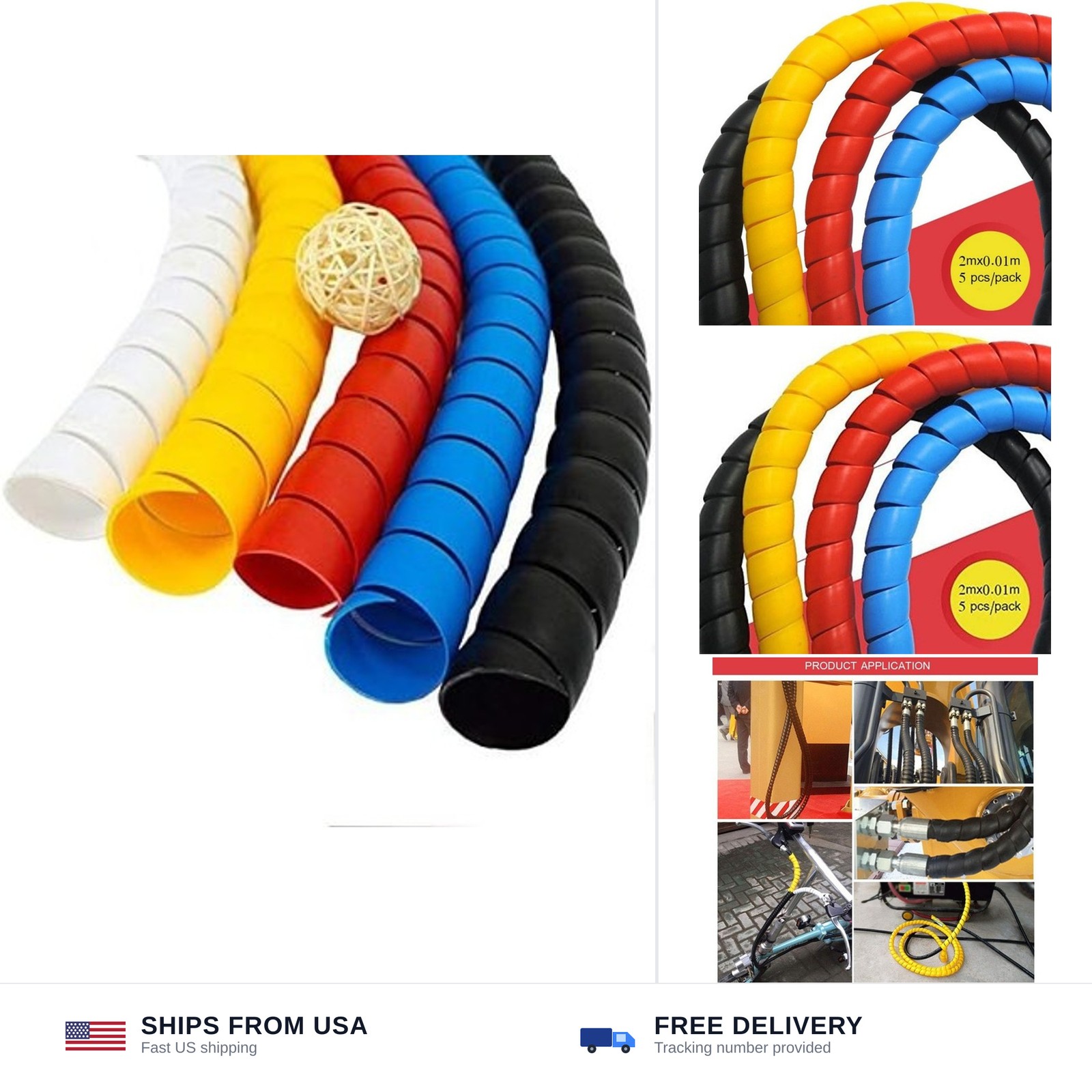 Dog and Cat Cord Protector 32.8ft Wire Protector Sleeve Covers for Cord Prote...