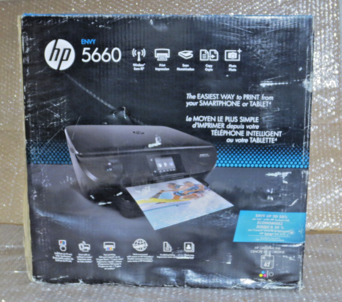 HP F8B04A Envy 5660 All-In-One Printer - BRAND NEW Retail Box ( BOX IS DAMAGED)