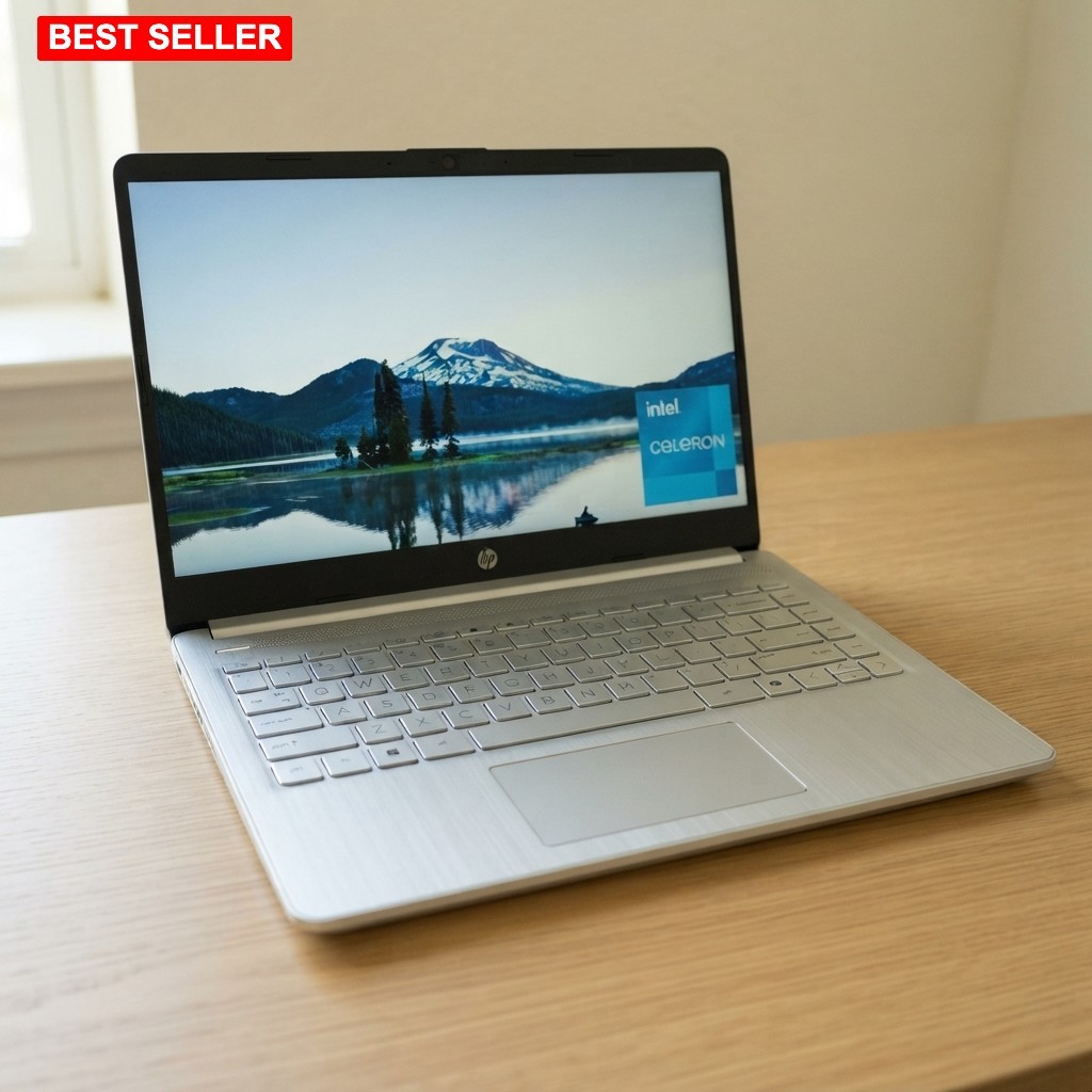 Laptop 14 Inch HD Display 4 GB RAM 64 GB eMMC Windows 11 Silver