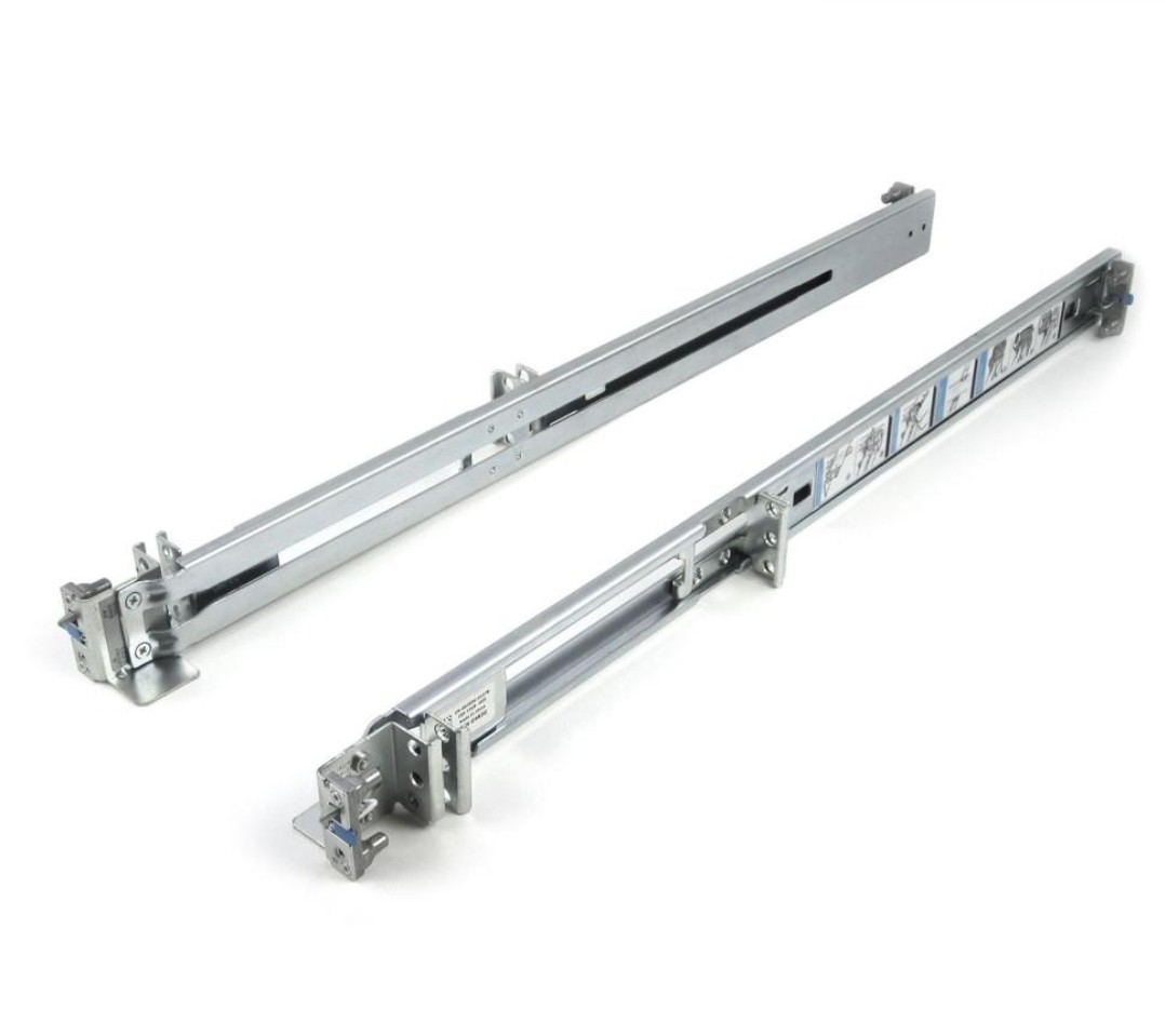 Dell 0J643G 2/4 Post Static Rack Rail Kit PowerEdge R610 R710 OEM