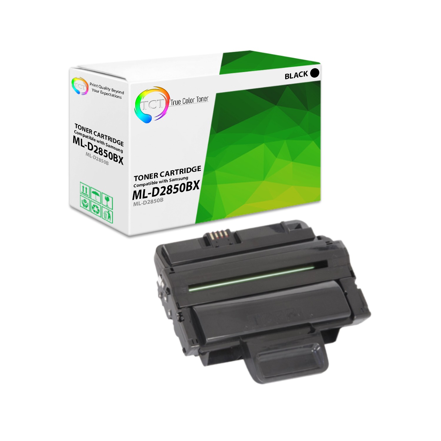 TCT Black ML-D2850B Toner Cartridge For Samsung ML-2850 2851D 2450 printer
