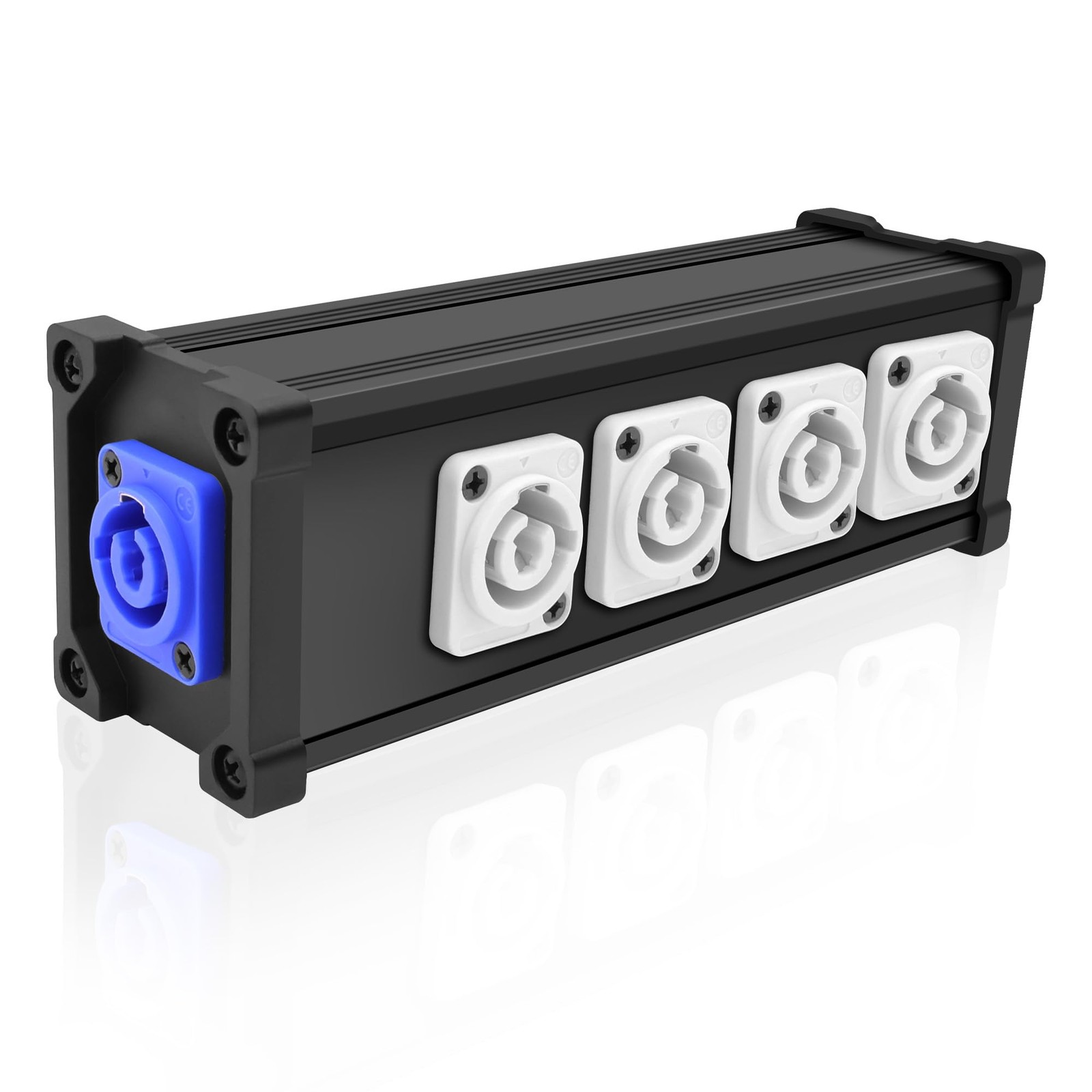 PowerCon Input To Output Splitter 1 To 4 Power Distribution Box 4 Channel