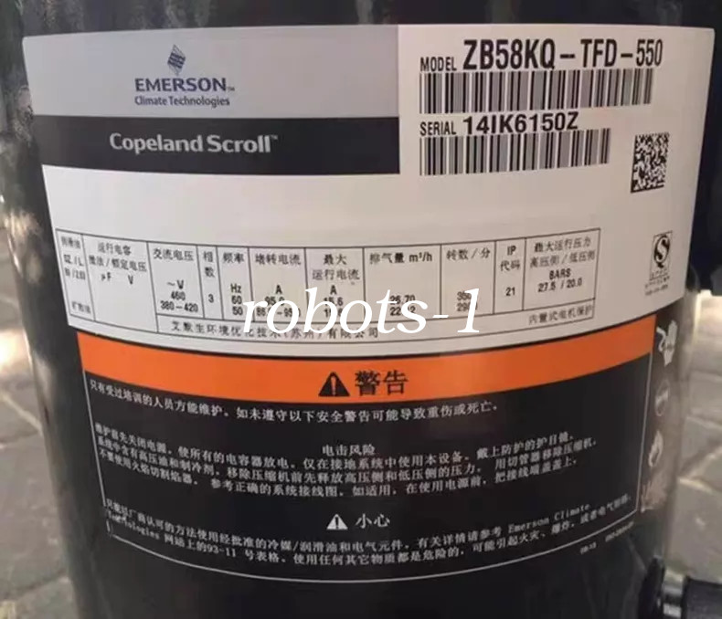 ZB58KQ-TFD-550 Emerson Compressor