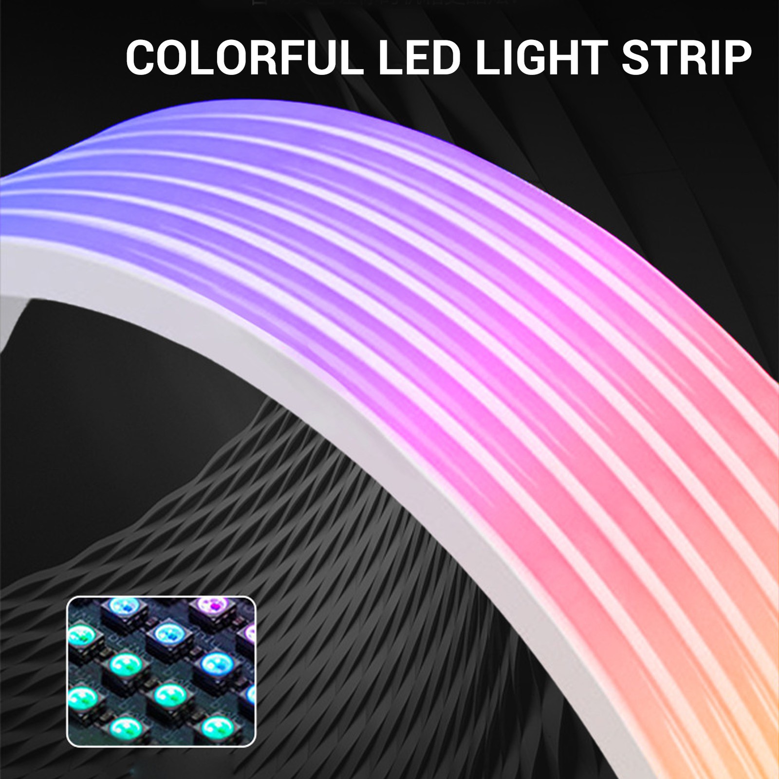 132 LED RGB Cable Extension 3x8 Pin GPU 24 Pin Motherboard Extension Cable EJOH