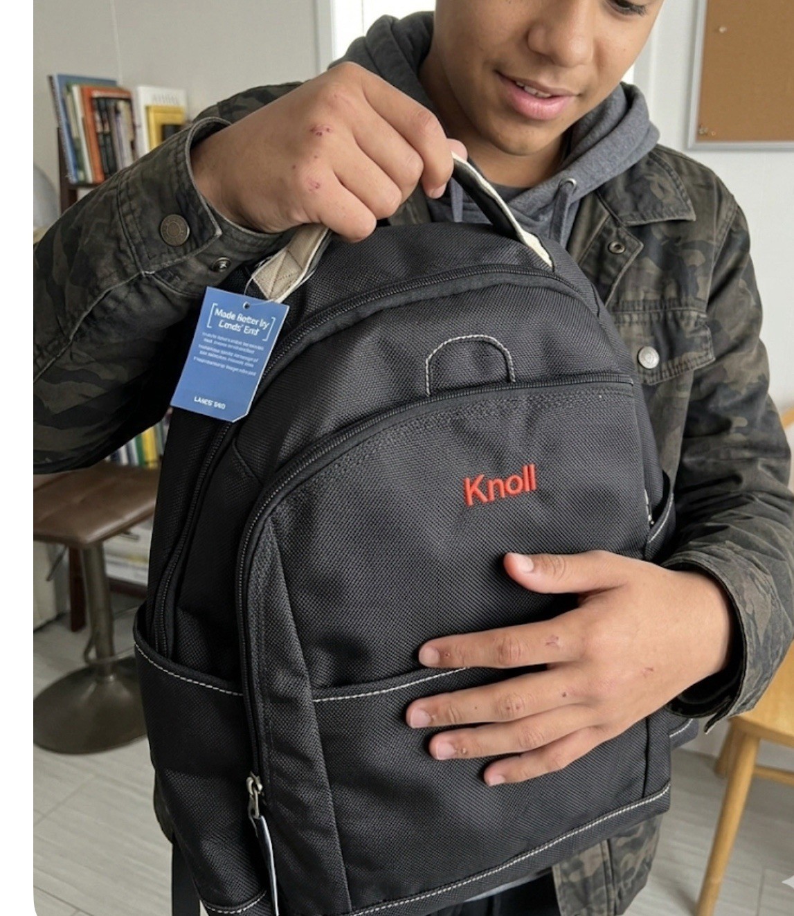 Knoll Backpack Laptop Bag Computer Bag Lands End Travel Bag Laptop Bag