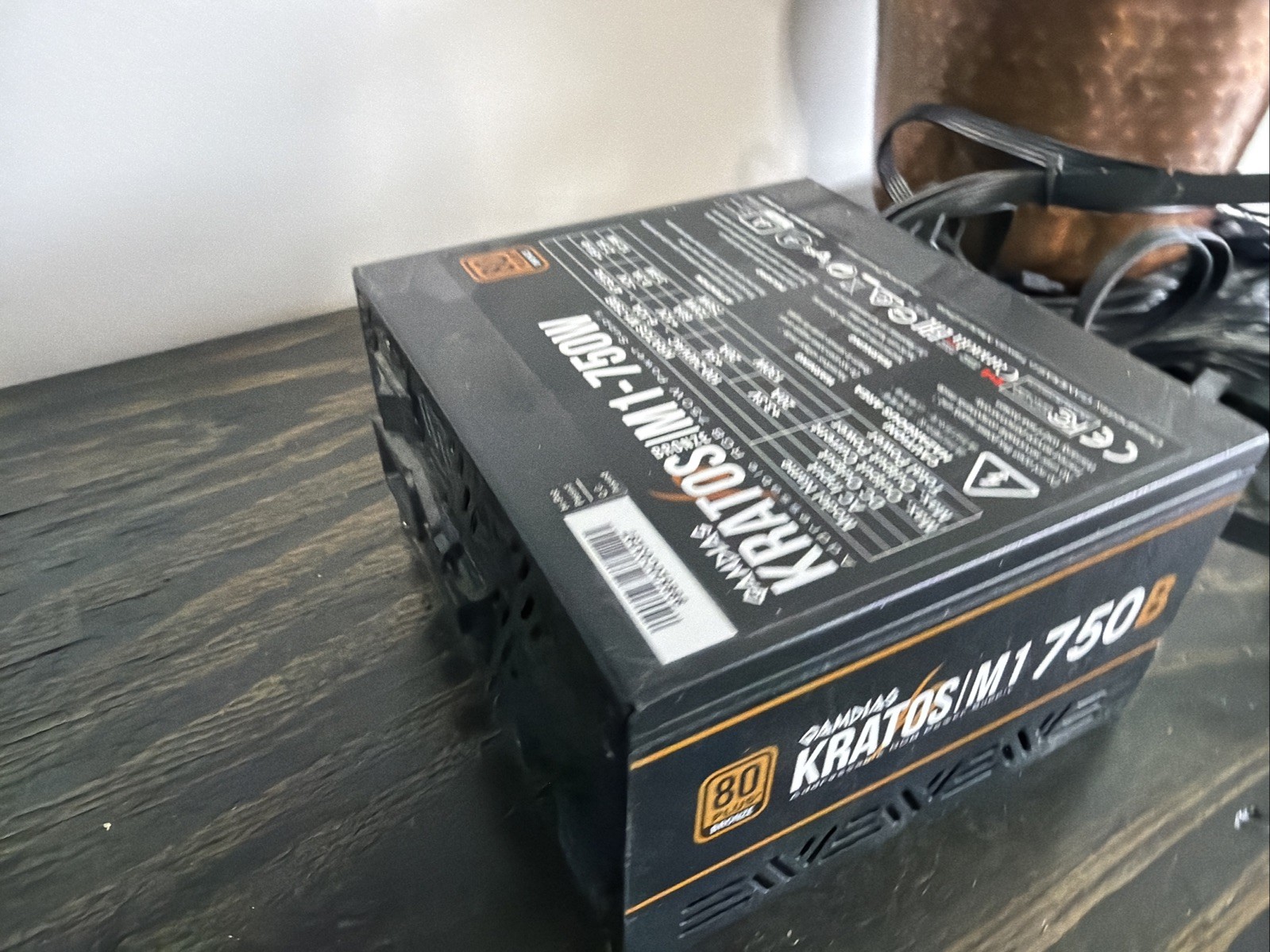 GAMDIAS Kratos M1-750B RGB 80 Plus Bronze Power Supply