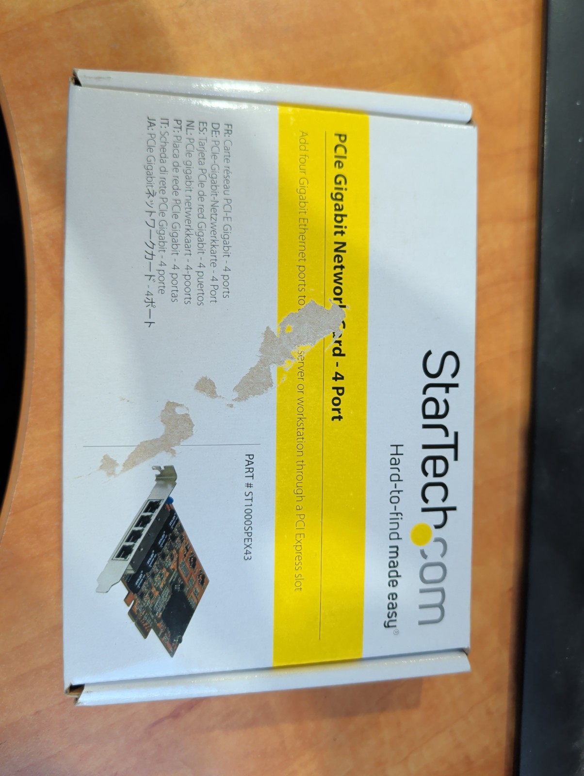 Star tech Paciente Gigabit Network Card 4-port ST1000SPEX43