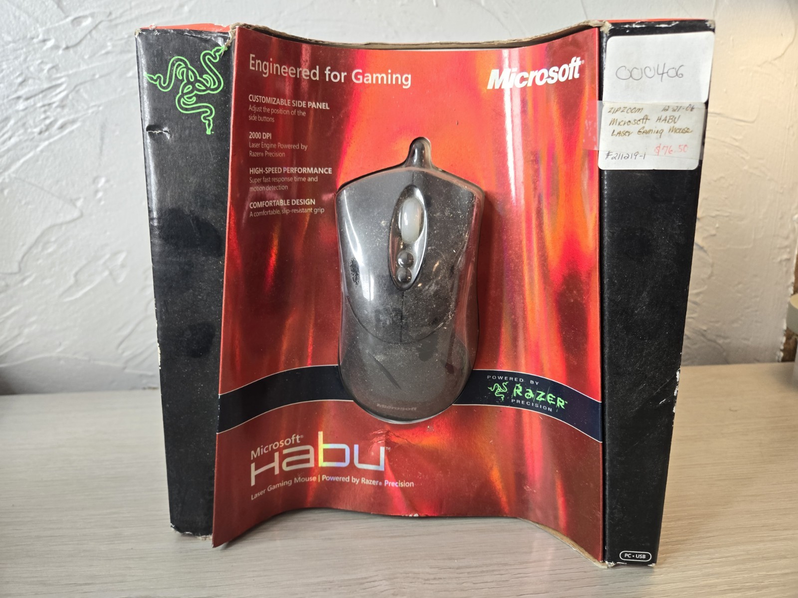 NEW Microsoft Habu Razer Precision Laser Gaming Mouse