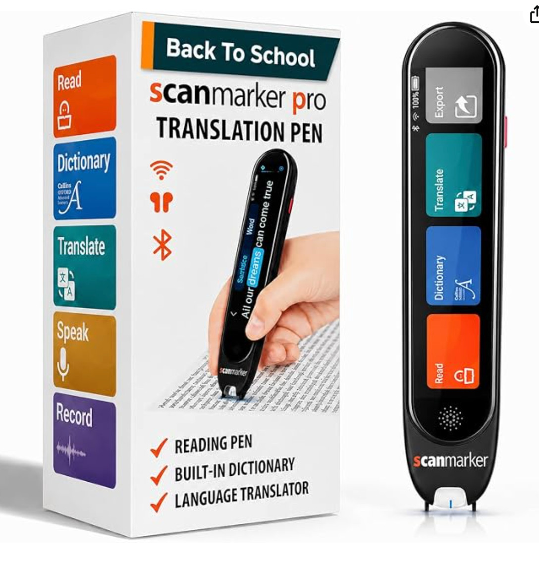 Scanmarker Pro | Translation Pen & Reading Pen for Kids & Adults