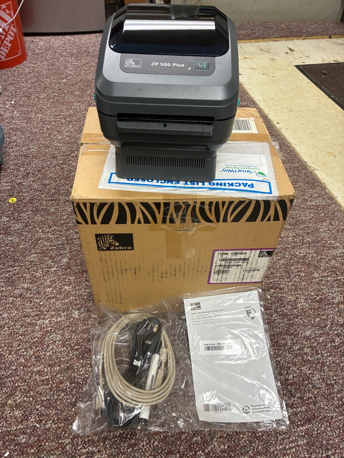 New Zebra Thermal Label Printer ZP 509 Plus Open Box
