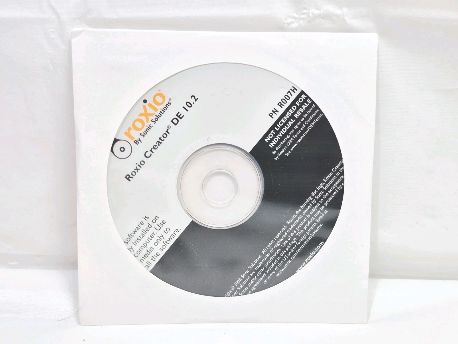 Roxio Creator DE 10.2 Sealed Software DVD CD Create Burn Media Audio
