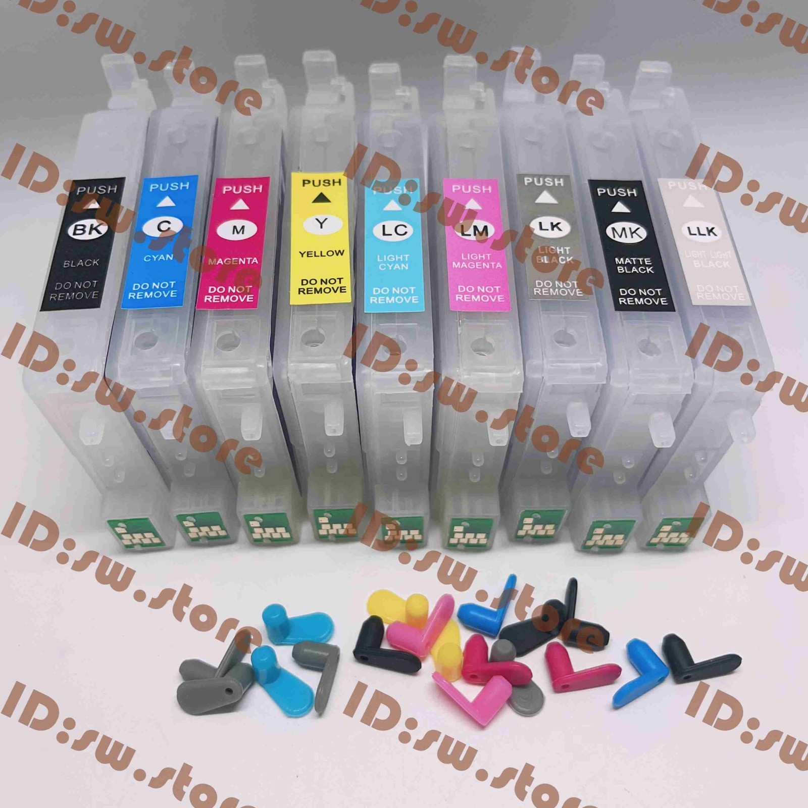 1PC For  R2400 Printer With ARC Chip T0591-T0599 Empty Refillable Ink Cartridge