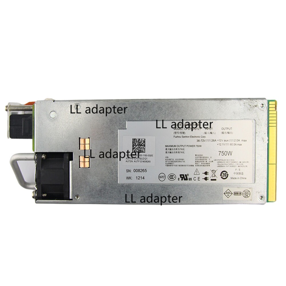 For DELL R510/R910 Server DC Power Supply 750W CPS750-D121 6GTF5