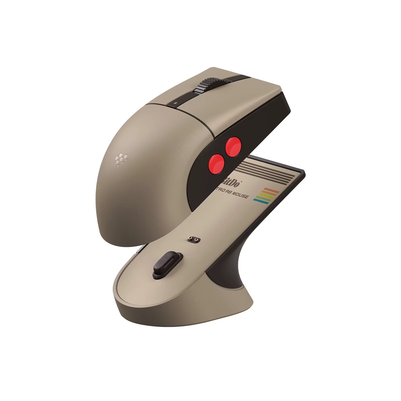 8BitDo Retro R8 Wireless Gaming Mouse Charging Dock 4K Polling Rate