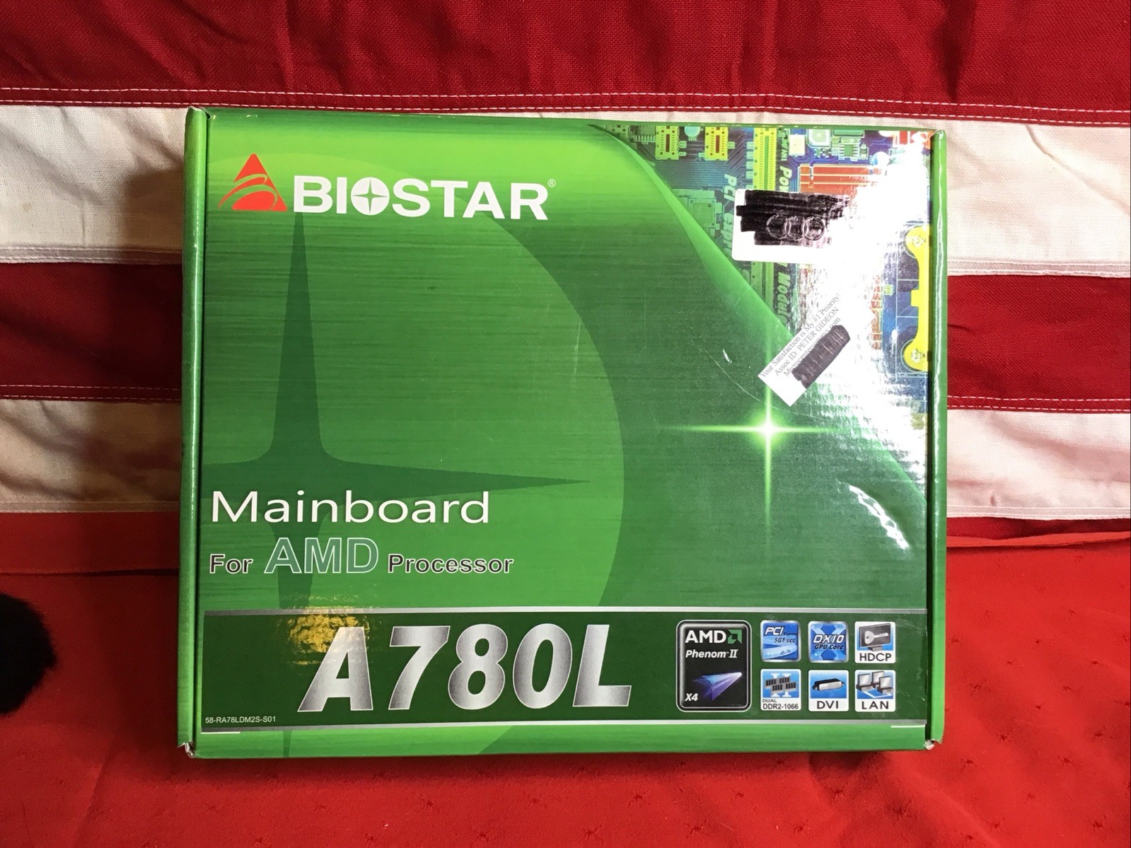 Biostar A780L AM2+ mATX Motherboard For AMD Processor DDR2 “New Open Box”