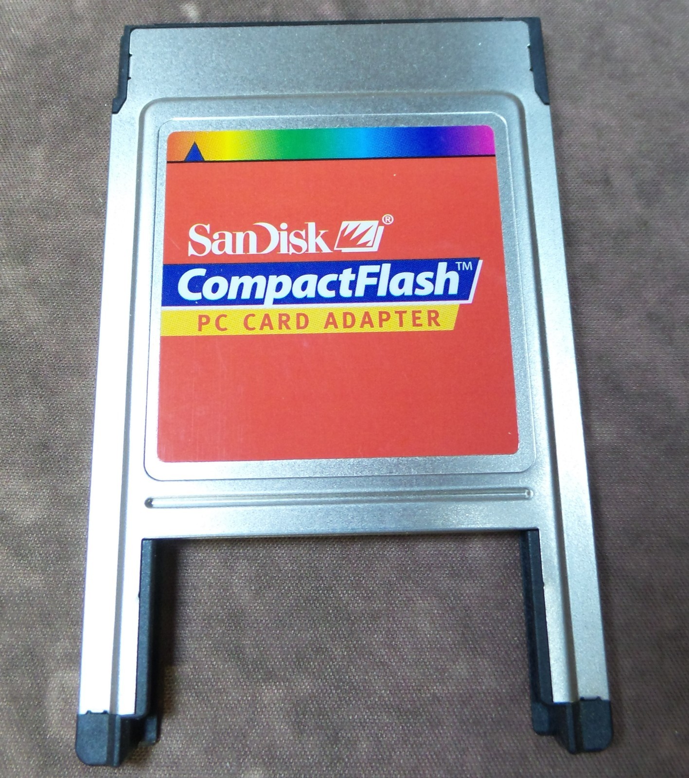 Sandisk PC Card Adapter PCMCIA for CompactFlash Memory Cards (SDCF-05)