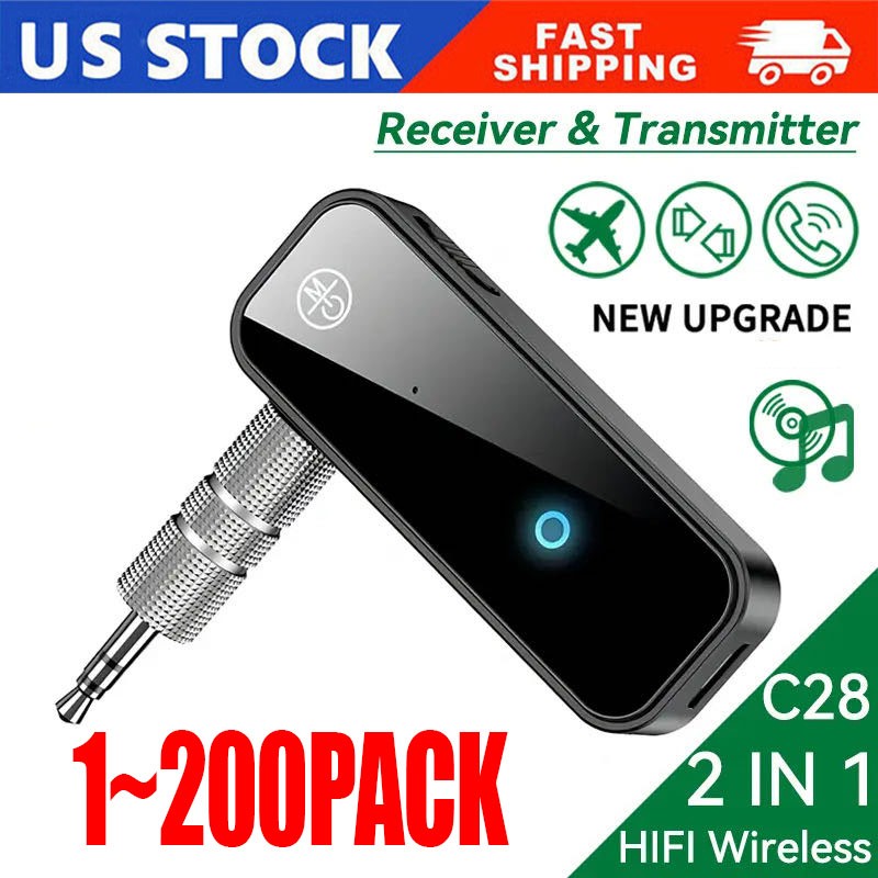USB Wireless Bluetooth Transmitter Receiver for Car Music Audio Aux Adapter lot