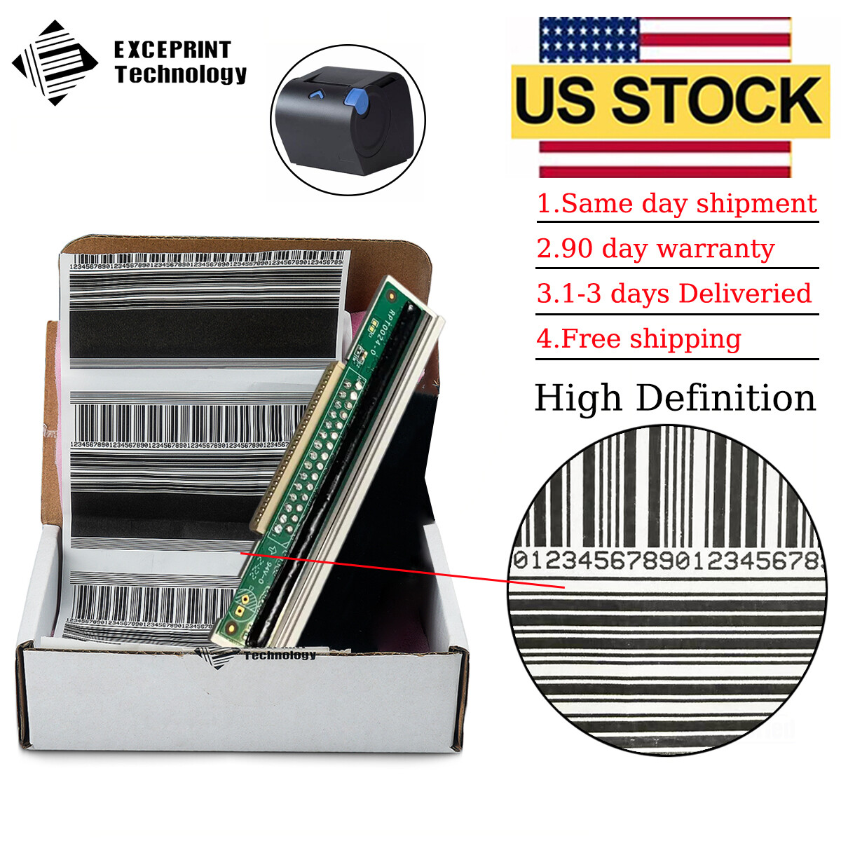 ✅ Printhead For IBM / TOSHIBA 6145-1TN POS Printer 203dpi 3AC00575000 USA ✅