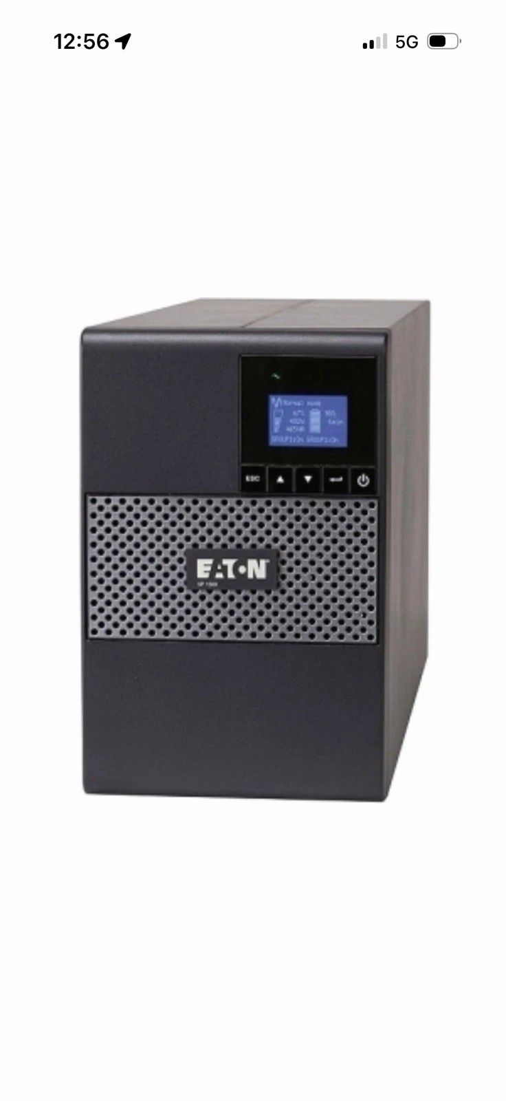 Eaton 5P Rackmount 850 VA/600 W Rack-Mountable Line Interactive Tower UPS