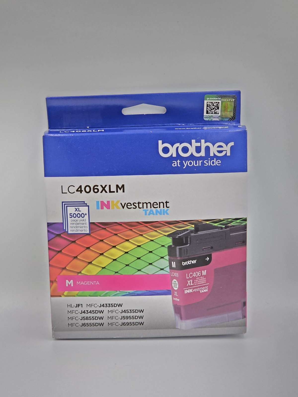 Genuine Brother LC406XL-M MAGENTA High-Yield Investment Ink Cartridge