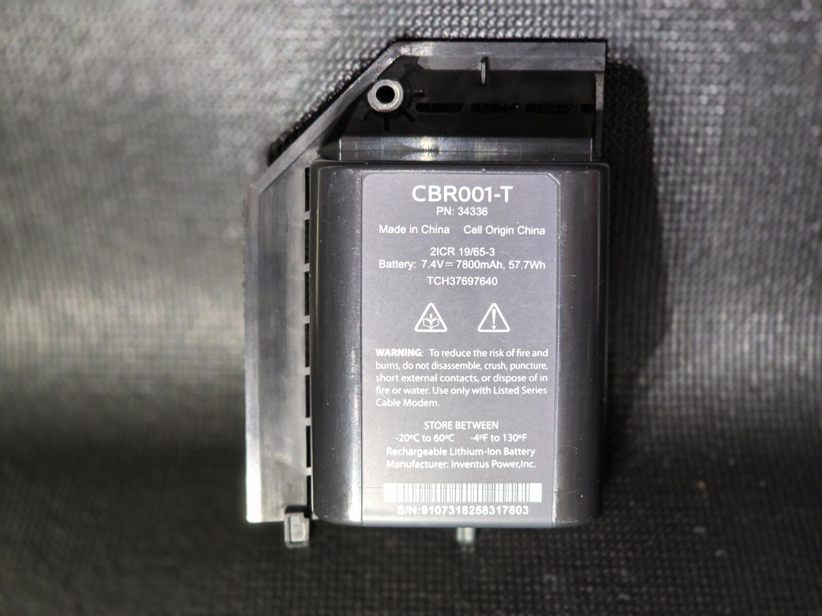 Original CBR001-T for Comcast xfinity Power Cable Modem Battery 7.4V Li-ion B...