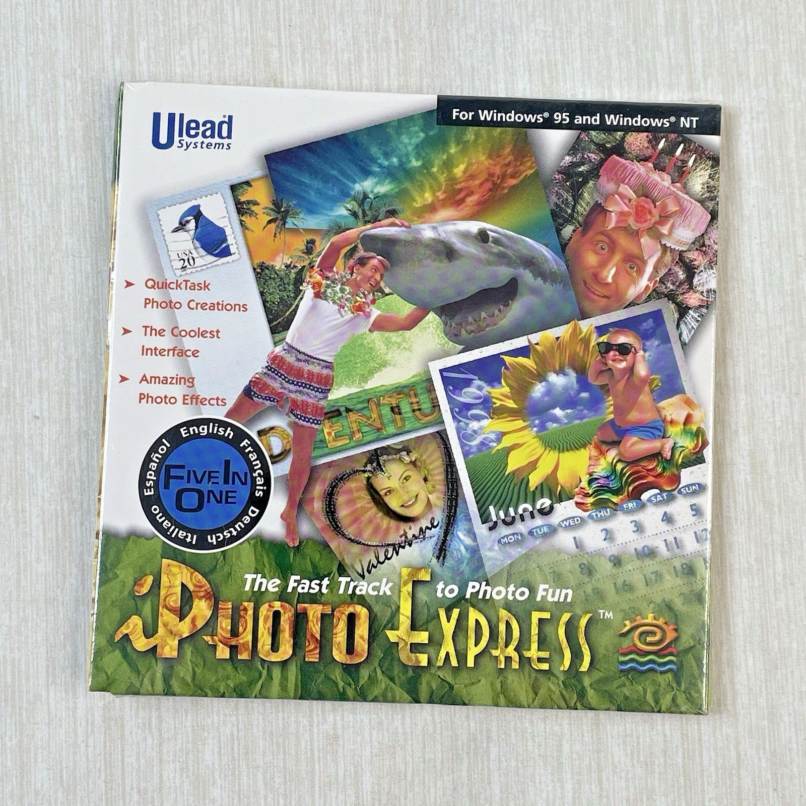 Ulead Systems Photo Express Five In One - 1999 Windows 95 & Windows NT - Sealed