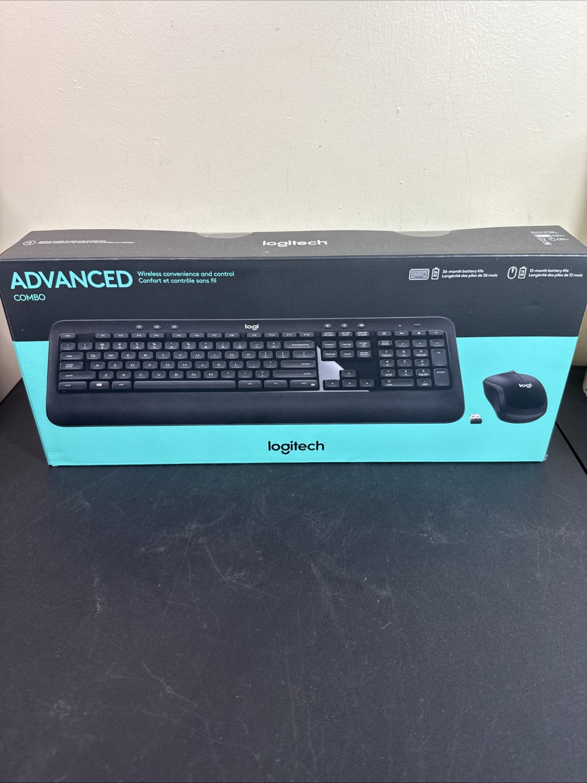 Logitech Advanced Wireless Keyboard and Mouse Combo Windows ChromeOS NEW