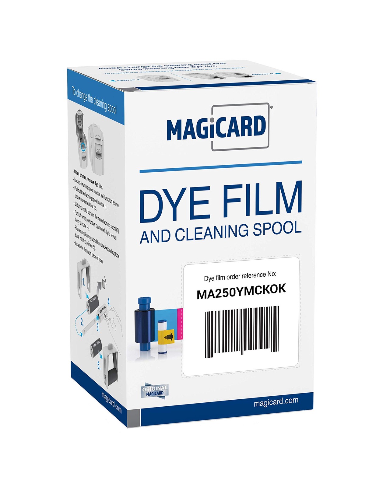 Magicard MA250YMCKOK Color Ribbon Kit (YMCKOK, 250 Prints) for Enduro and Rio...