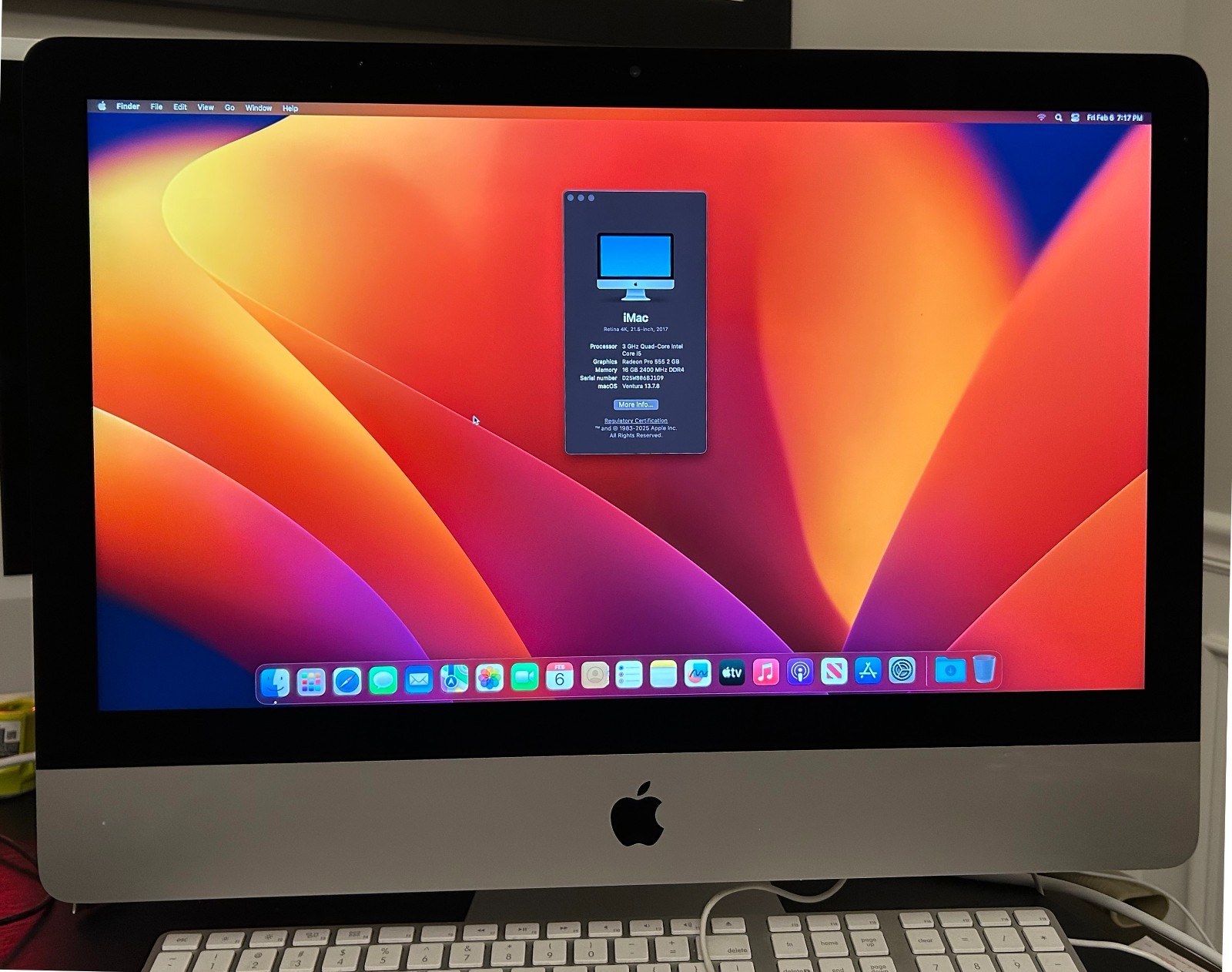DEFECTIVE Apple iMac 215   4K Quad Core i5 30GHz 2017   16GB RAM 1 TB HD G3D
