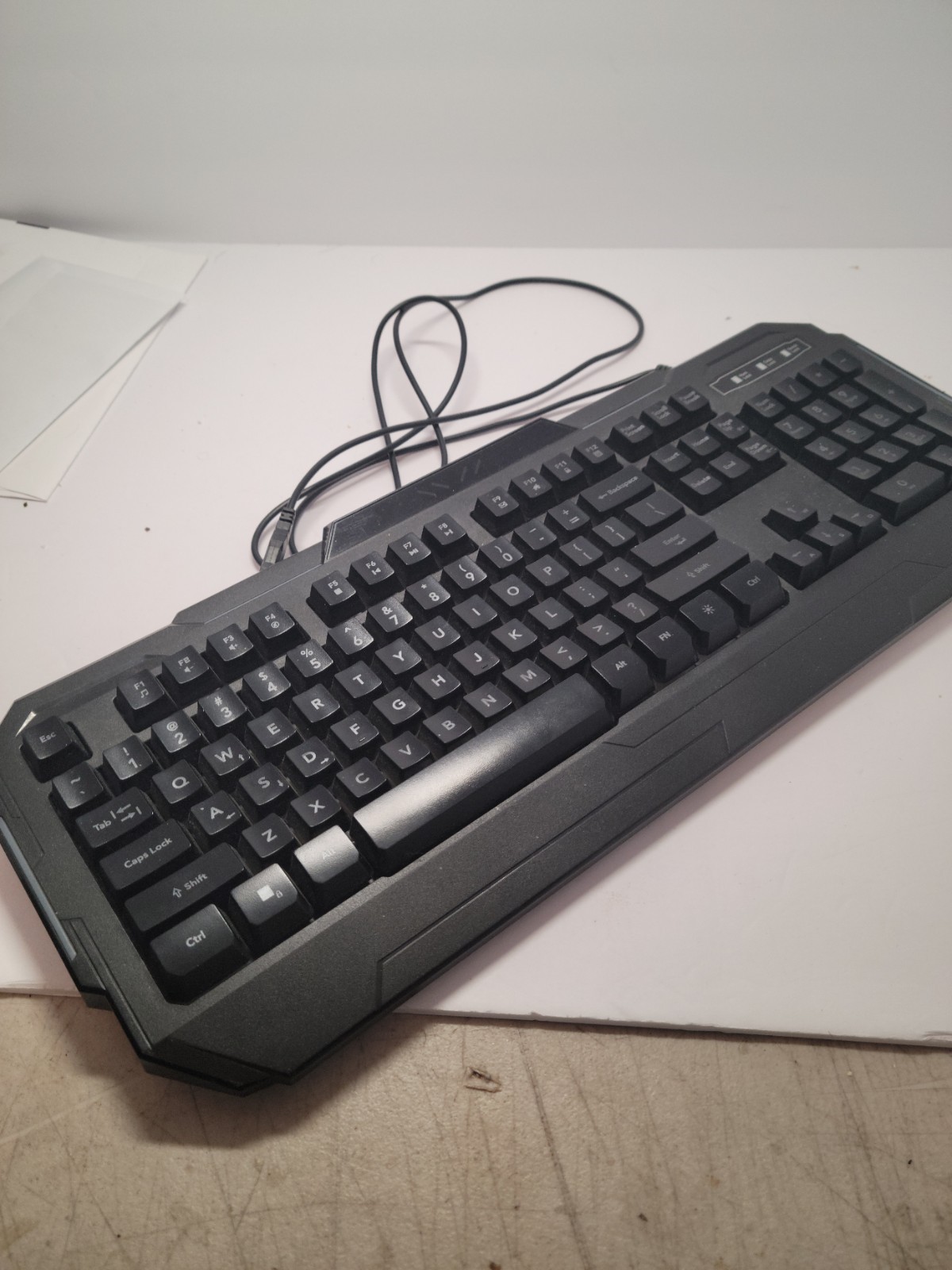 BUGHA RGB Class 1 LED USB Wired Gaming Keyboard for PC