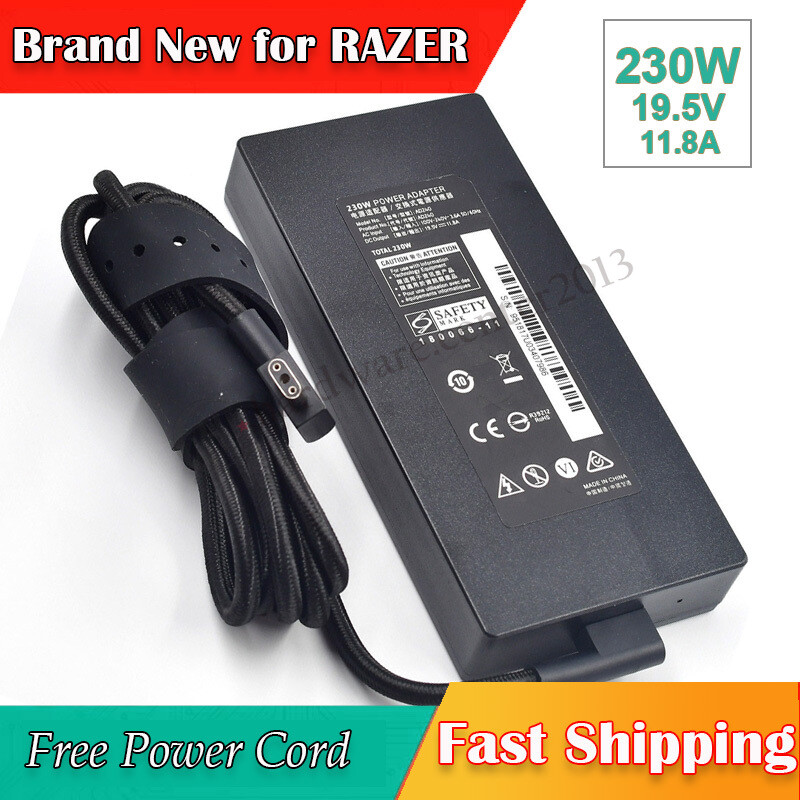 230W Charger for Razer Blade Pro 17 Razer Blade 15 Base Advanced 2018 - 2021
