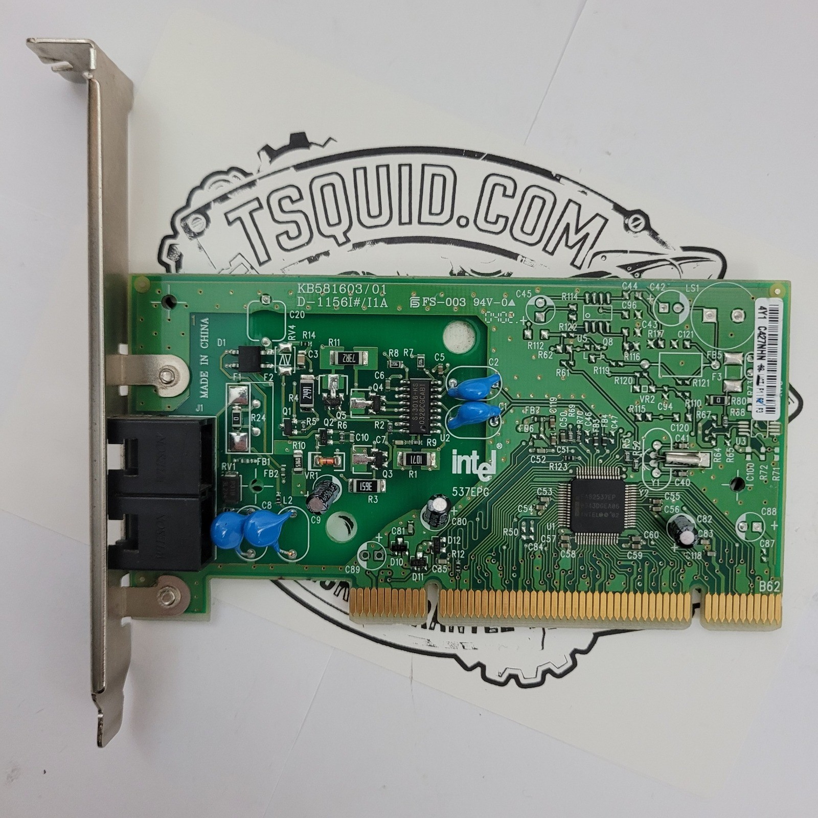 Intel 537EPG PCI Internal 56K Data Fax Modem Card CN-0X2749 Rev A01