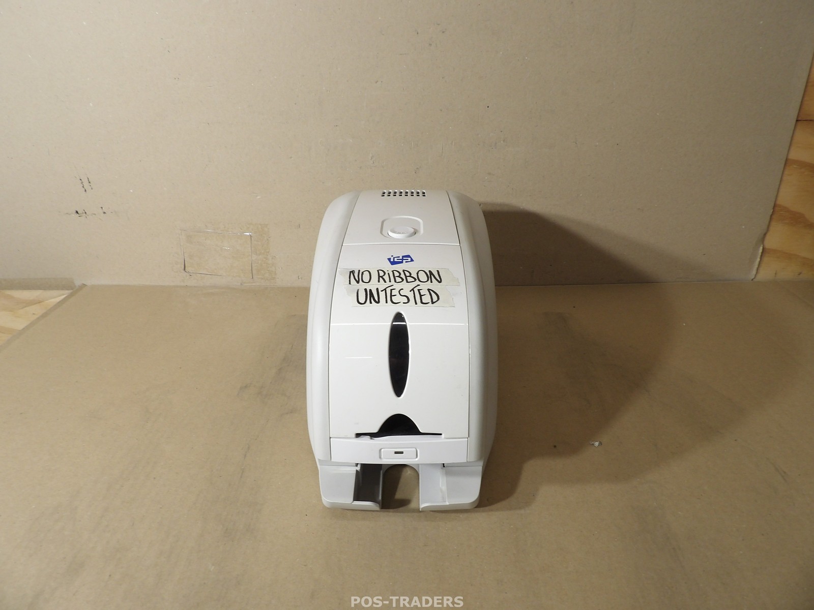 IDP SMART-30S High Resolution ID Card Printer 300dpi USB -UNTESTED / EXCL RIBBON