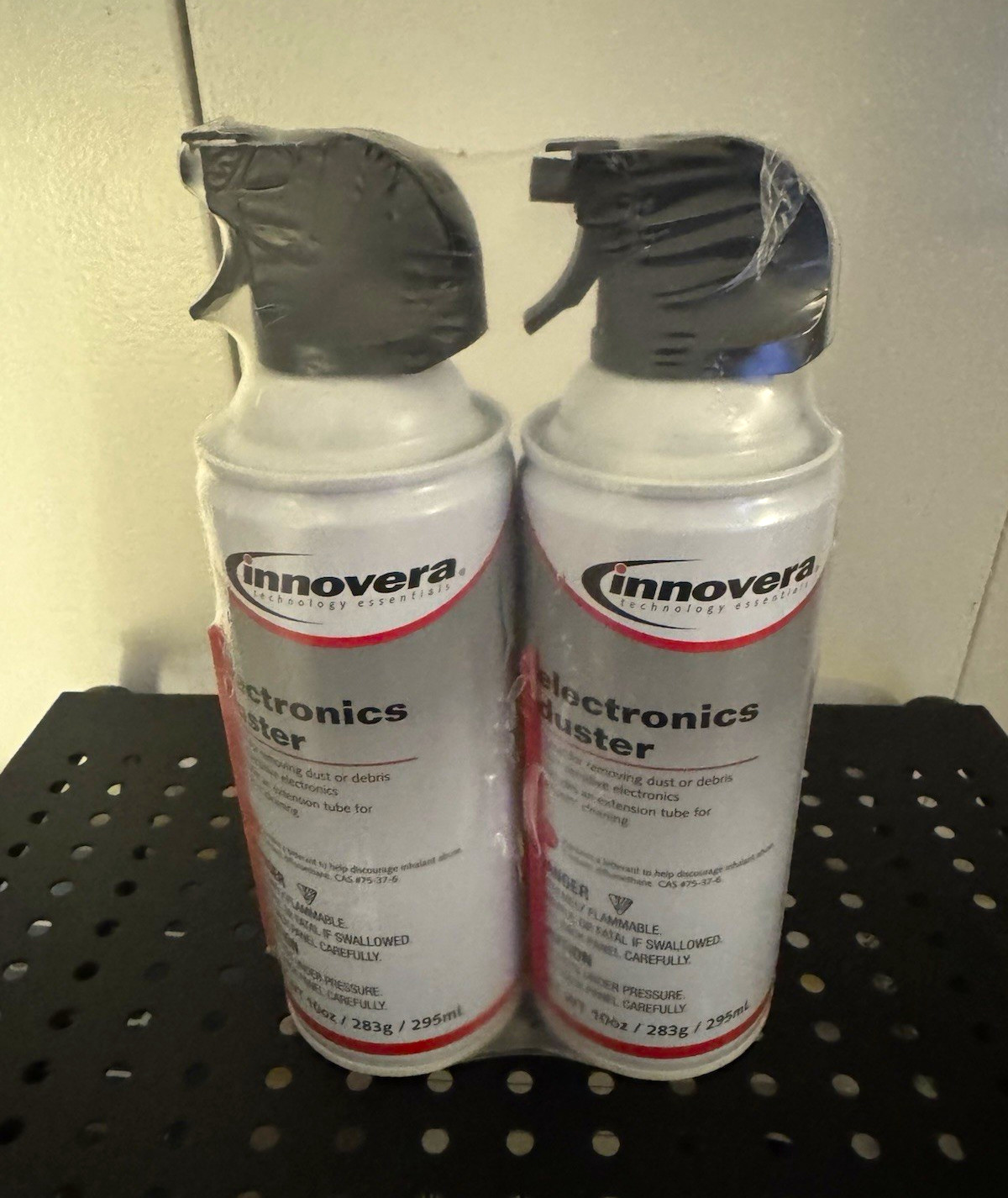 Innovera IVR10012 Compressed Air Duster Cleaner 10 oz. (2-Pack) – NEW UNUSED￼