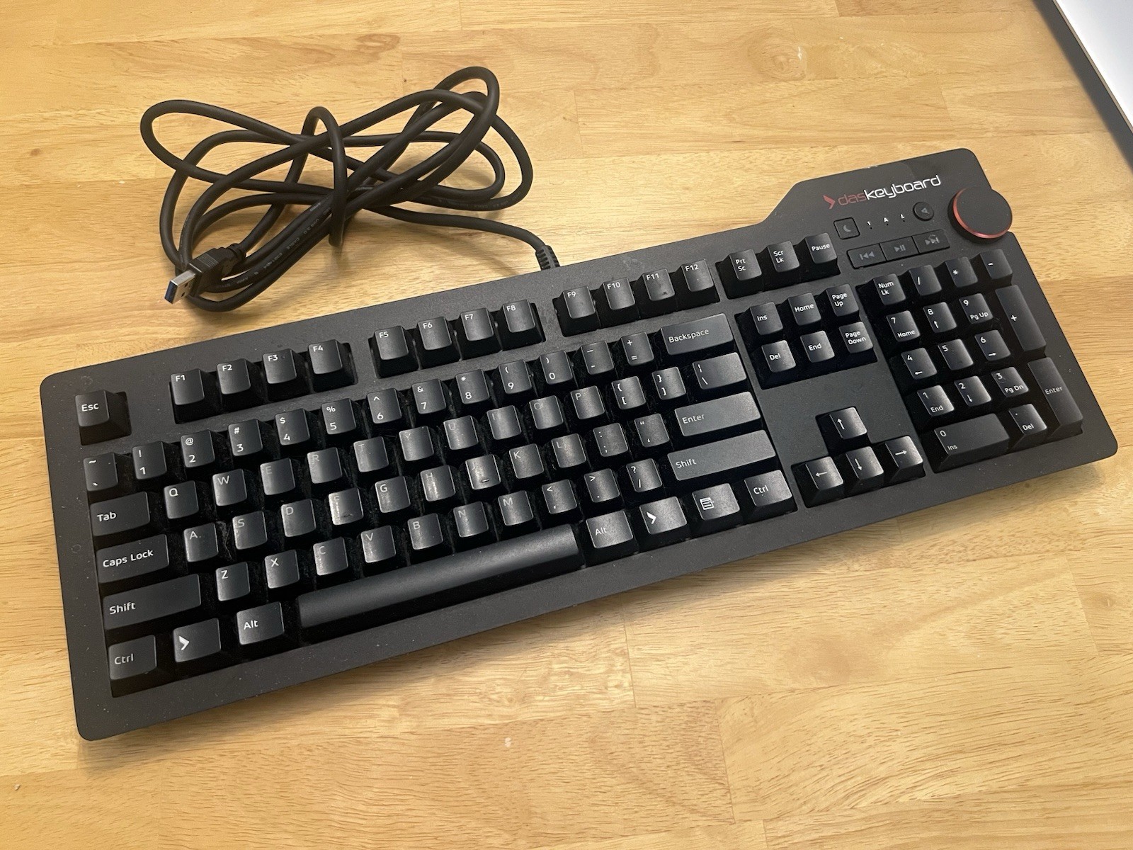 DAS Keyboard Professional Mechanical Keyboard DASK4MKPROSIL-3G7-R1-5 Black