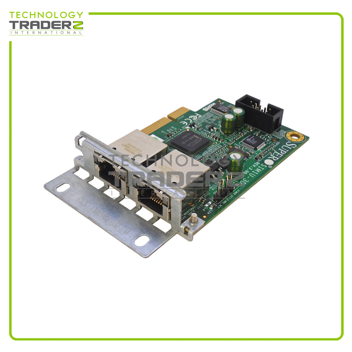 SIM1U-3D SuperMicro AOC-SIM1U-3B+ Dual Port PCI-E x8 Network Adapter **Pulled**