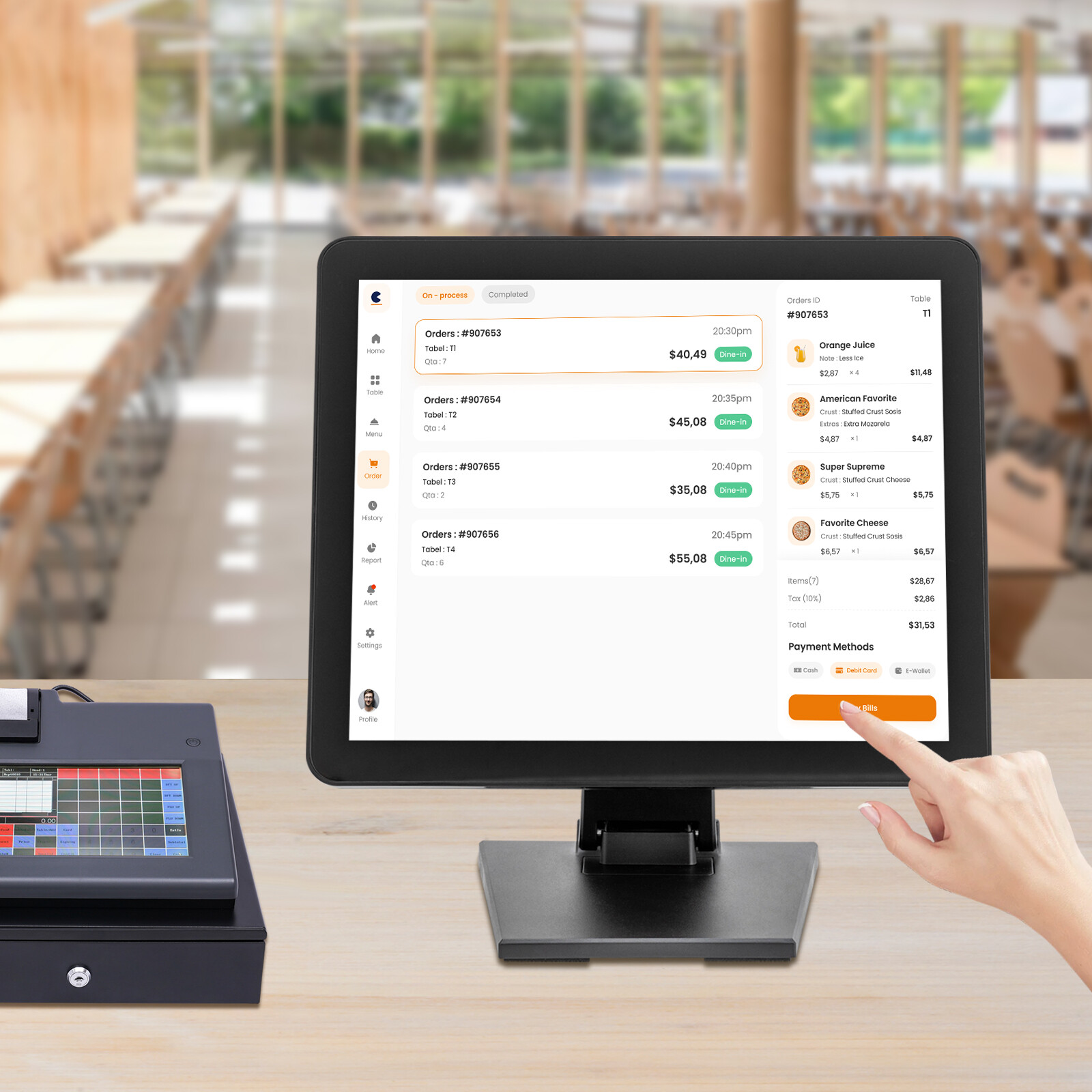 17-Inch Capacitive Touch Screen Monitor for Retail POS Systems