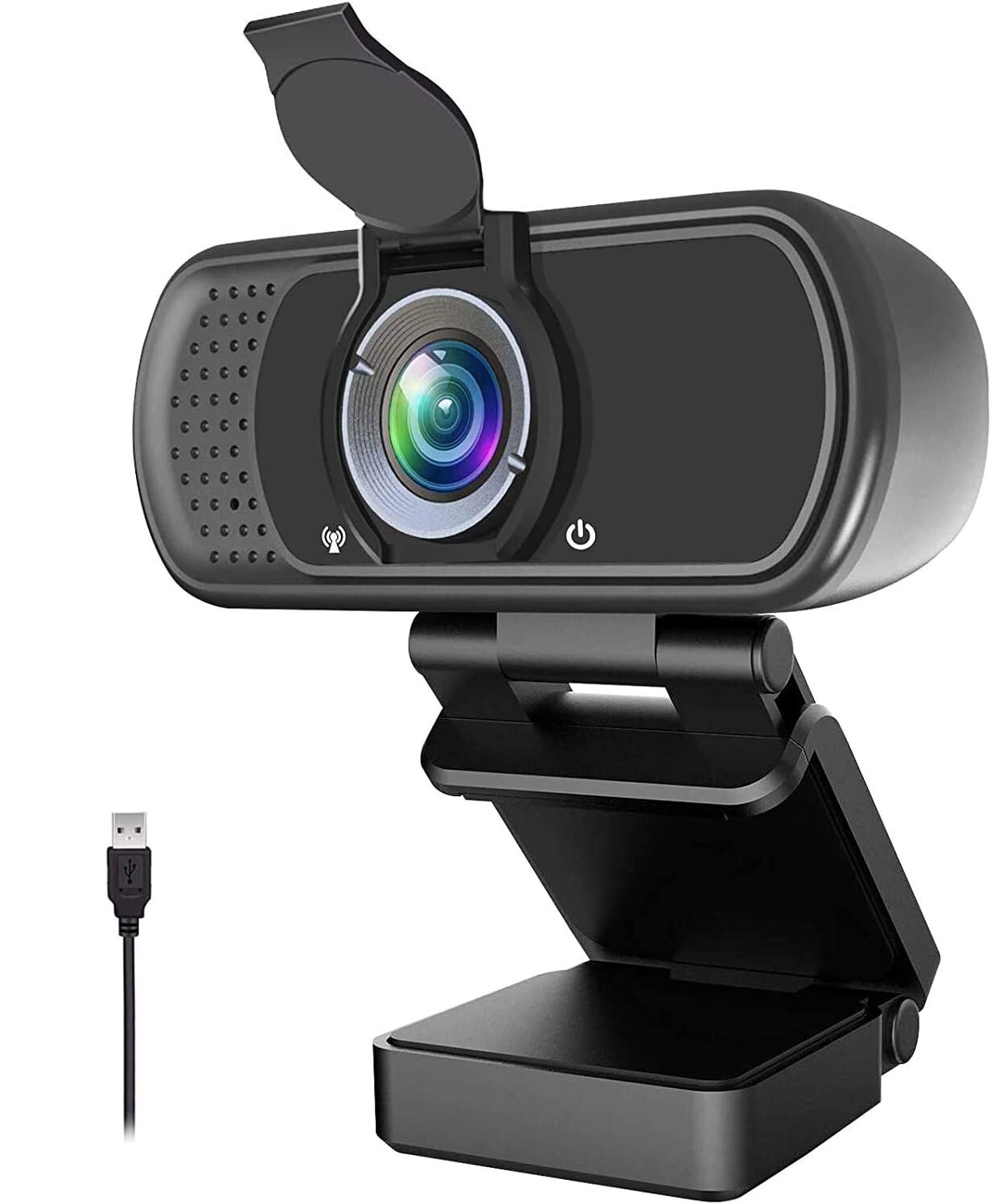 1080P Webcam Live Streaming Web Camera Microphone Video Game PC Desktop Laptop